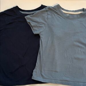 H&M Kids' Short Sleeve Tees in Navy and Slate